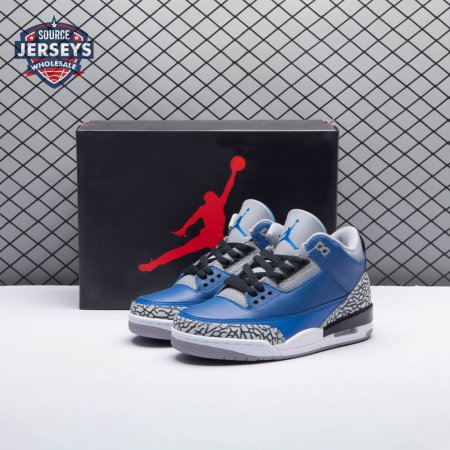 Jordan 3 Retro Varsity Royal Cement CT8532-400 Men's