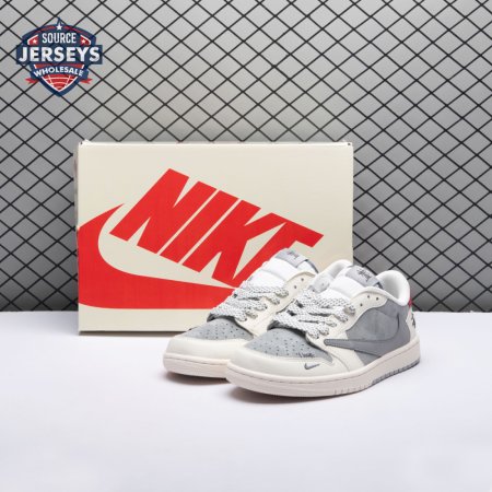 Travis Scott x Fragment Design x Jordan Air Jordan 1 Low OG SP SJ2068-130 Unisex