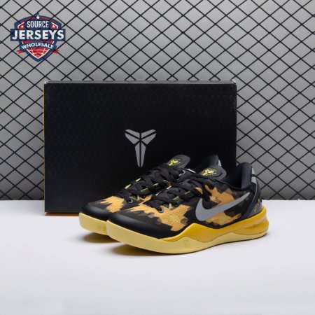 Nike Kobe 8 XDR Black Yellow 555286-077 Men's
