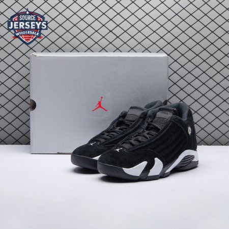 Jordan 14 Retro Black White 487471-016 Men's