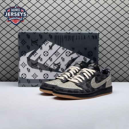 Jordan 1 Low x VL Grey and Black DZ2505-001 Men's