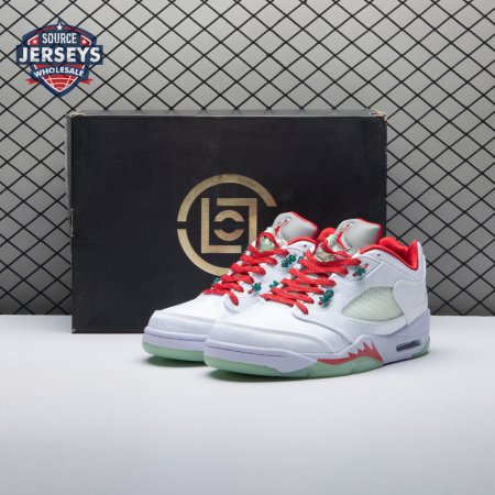 Jordan 5 Retro Low CLOT White Silk 20th Anniversary 1551183 Unisex