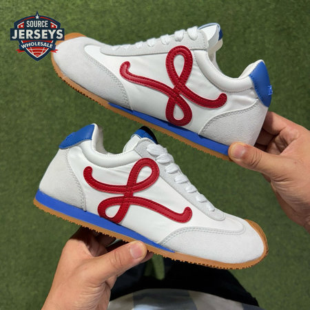 LOEWE Flow Runner White,Red and Blue