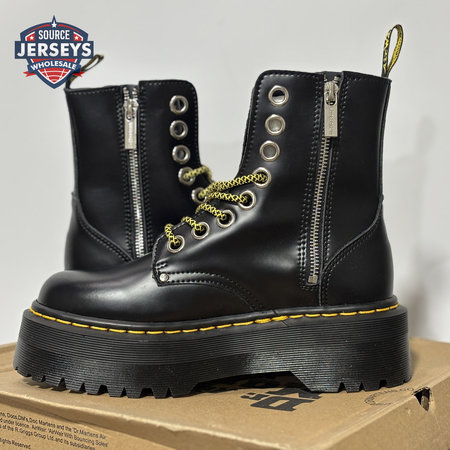 Dr.Martens Jadon Platform Boot Black Smooth Leather
