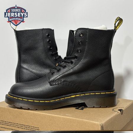 Dr.Martens Jadon Pebbled Leather Boot Black