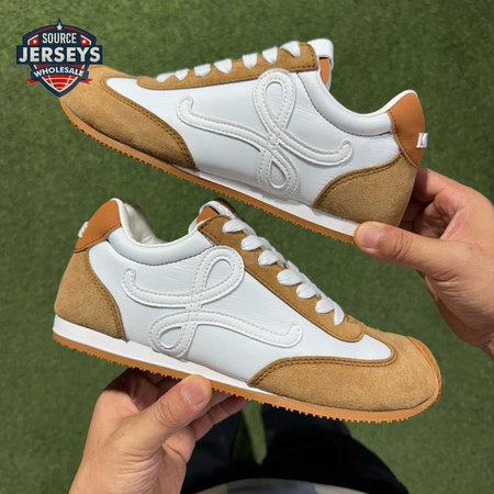 LOEWE Flow Runner Brown and White