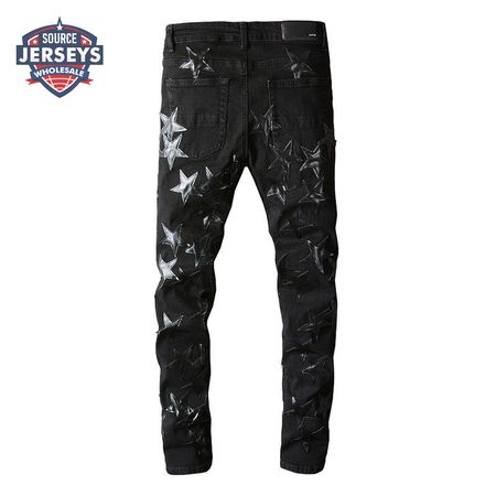 Amiri Stars Jeans Black