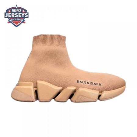 BALENCIAGA MEN'S SPEED 2.0 SNEAKER IN BEGIE - BB141