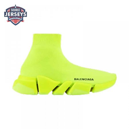 BALENCIAGA MEN'S SPEED 2.0 SNEAKER IN YELLOW - BB140