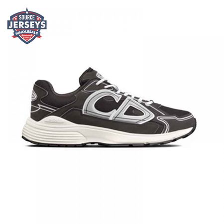 DIOR B30 SNEAKERS BLACK MESH AND TECHNICAL FABRIC - CD88