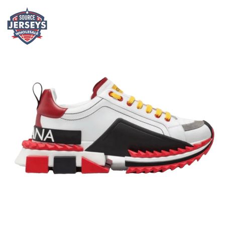 DOLCE & GABBANA SUPER KING MULTICOLOR SNEAKERS - DG39