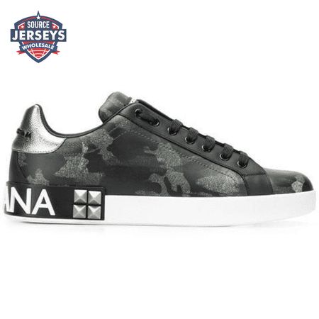 DOLCE & GABBANA PRINTED LOW-TOP TRAINERS - DG10