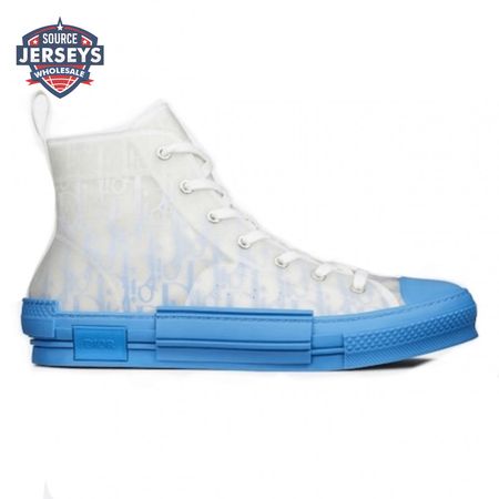 B23 HIGH-TOP SNEAKER WITH GRADIENT BLUE DIOR OBLIQUE CANVAS