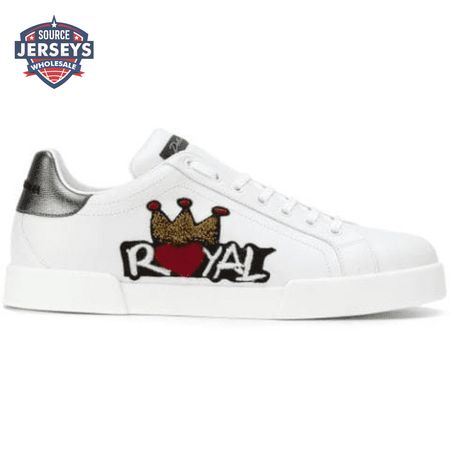 DOLCE & GABBANA ROYAL PATCH SNEAKERS - DG4