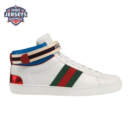 GUCCI STRIPE ACE HIGH-TOP SNEAKER - GC51