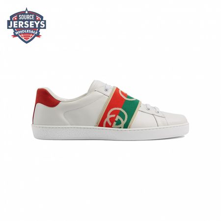 GUCCI MEN'S ACE SNEAKERS WITH ELASTIC WEB - GC213