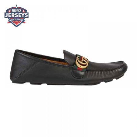 GUCCI LEATHER DRIVER WITH WEB - LDG005