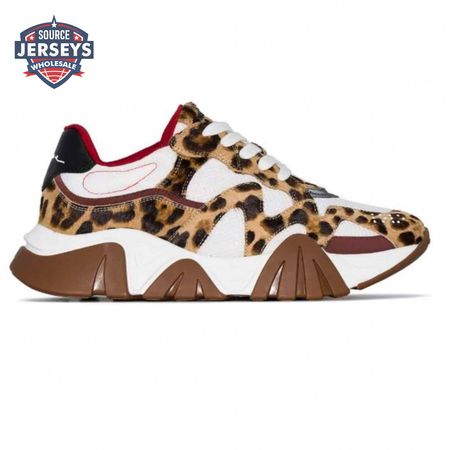 VERSACE LEOPARD PRINT SNEAKERS - VS37